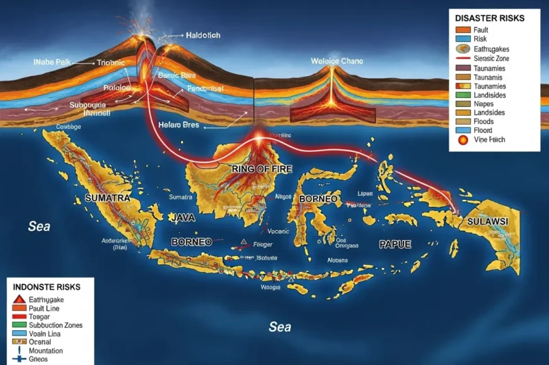 Hubungan Kondisi Geologis Indonesia dengan Risiko Bencana Alam