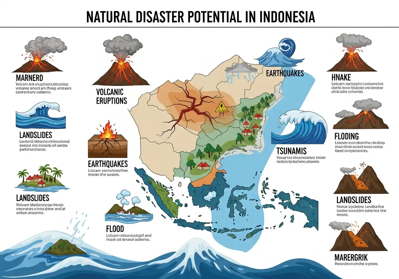 Potensi Bencana Alam di Indonesia: Dampak dari Kondisi Geologis yang Kompleks (ft.istimewa)