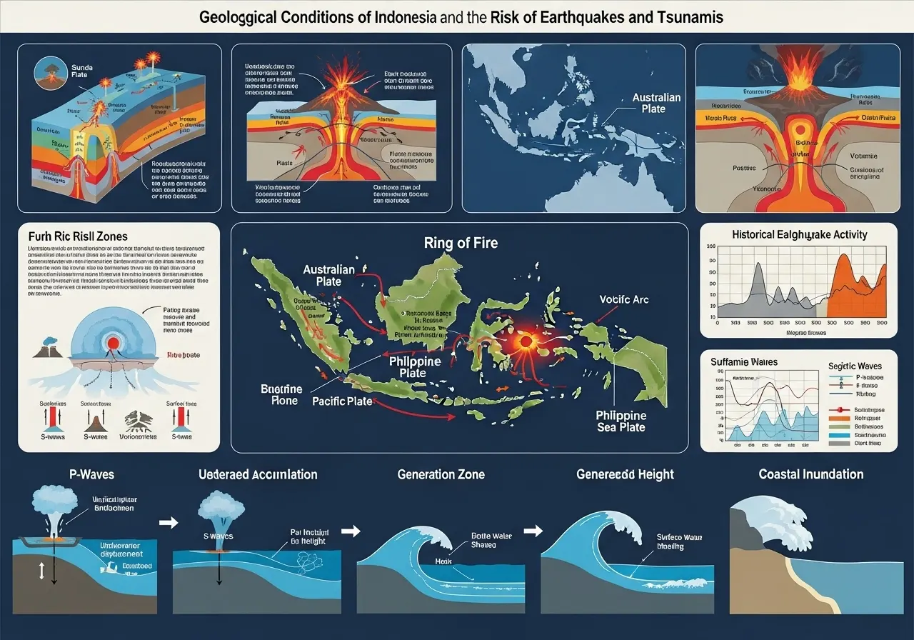 Kondisi Geologis Indonesia dan Risiko Terjadinya Gempa Bumi serta Tsunami (ft.istimewa)