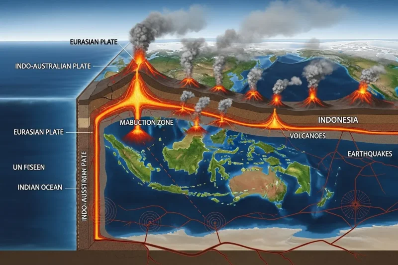 Hubungan Kondisi Geologis Indonesia dengan Letusan Gunung Api