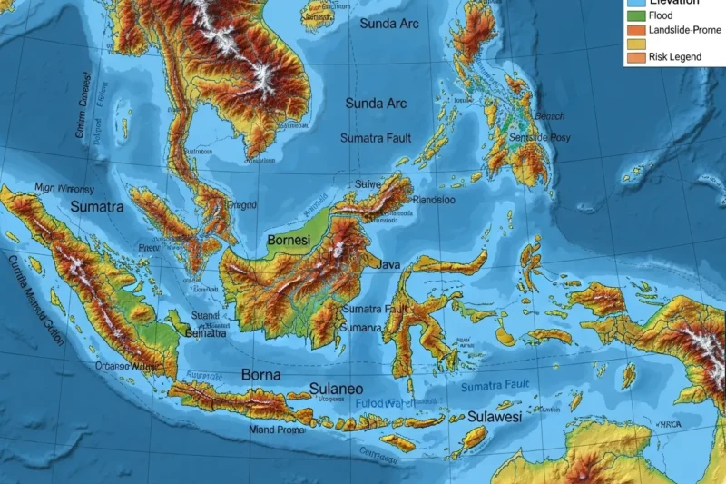 Kondisi Geologis Indonesia dan Potensi Banjir, Longsor, serta Gempa Bumi