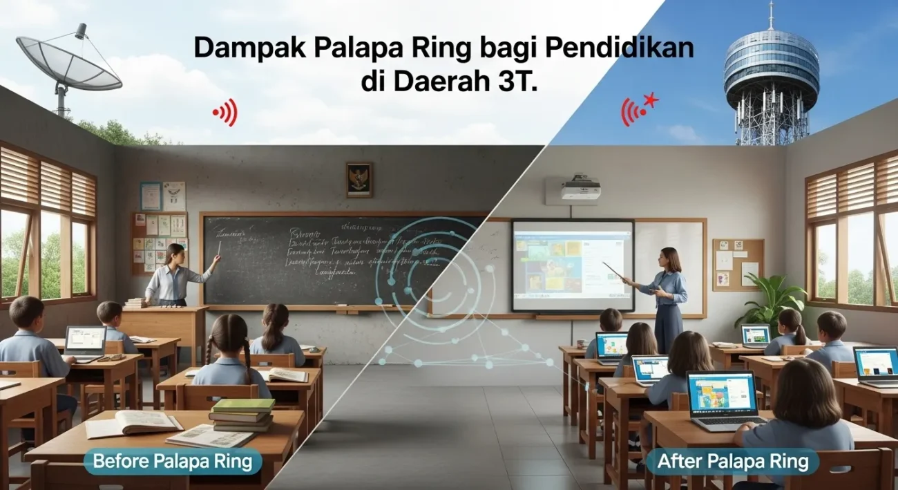 Dampak Palapa Ring bagi Pendidikan di Daerah 3T (ft.istimewa)