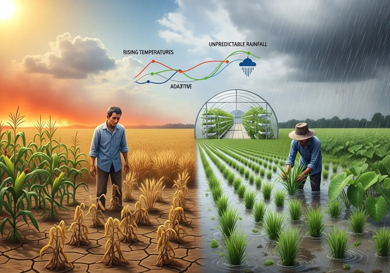 Dampak Iklim terhadap Ketahanan Pangan dan Pola Tanam Petani (ft.istimewa)