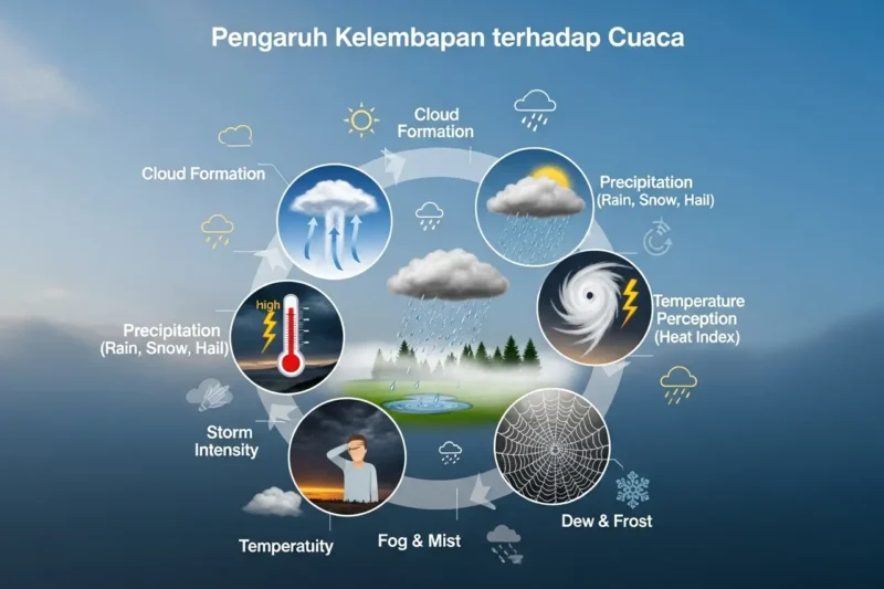 Pengaruh Kelembapan terhadap Cuaca, Kesehatan, dan Kehidupan Sehari-hari