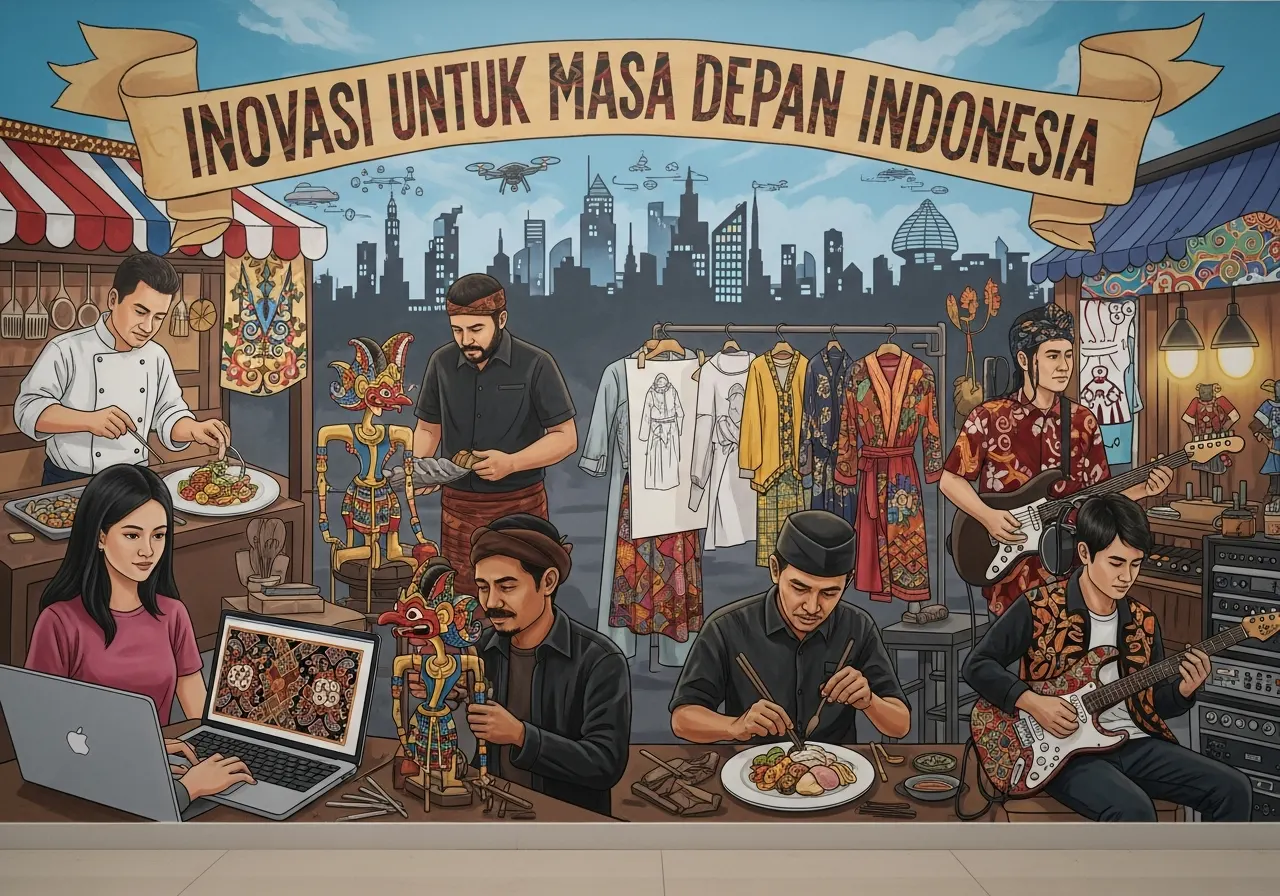 Kegiatan Ekonomi Kreatif: Inovasi untuk Masa Depan Indonesia (ft.istimewa)