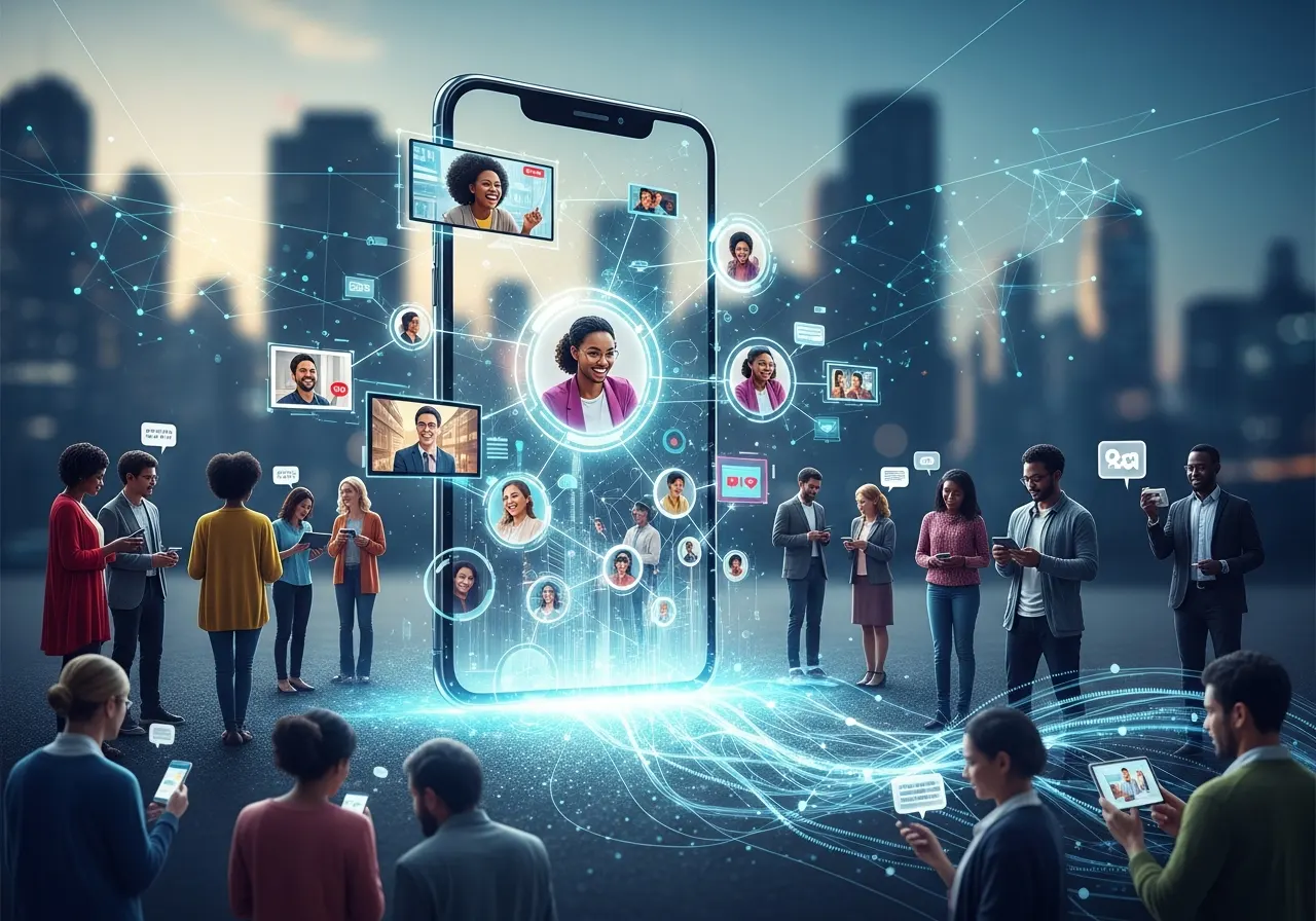 Peran Media Sosial dalam Membentuk Pola Interaksi Sosial di Era Digital (ft.istimewa)