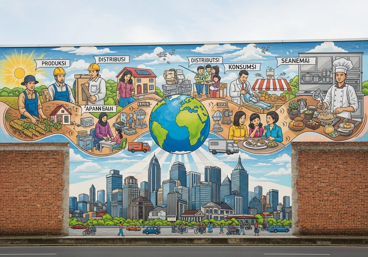 Bagaimana Manusia Memenuhi Kebutuhan Hidupnya? Jenis dan Peran Kegiatan Ekonomi dalam Kehidupan (ft.istimewa)