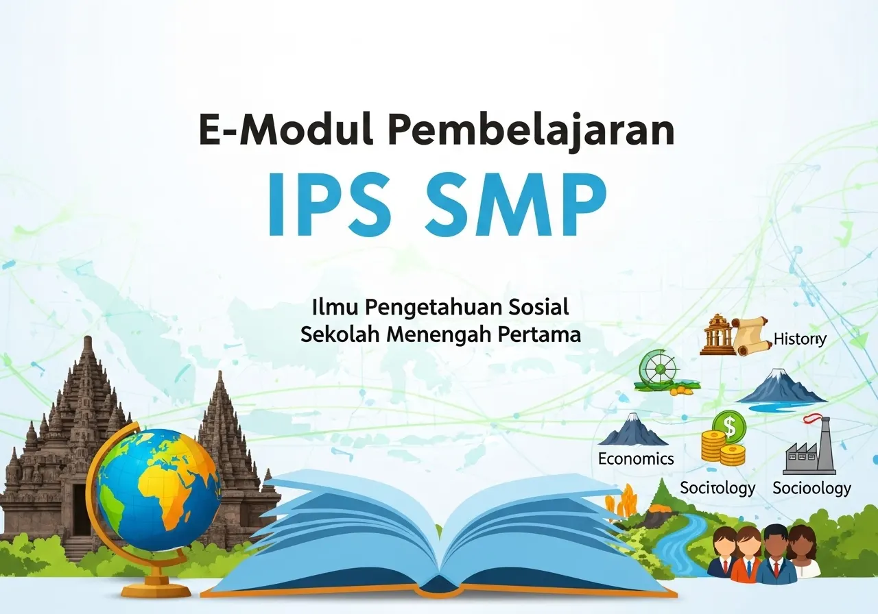 E-Modul Pembelajaran IPS SMP (ft.istimewa)