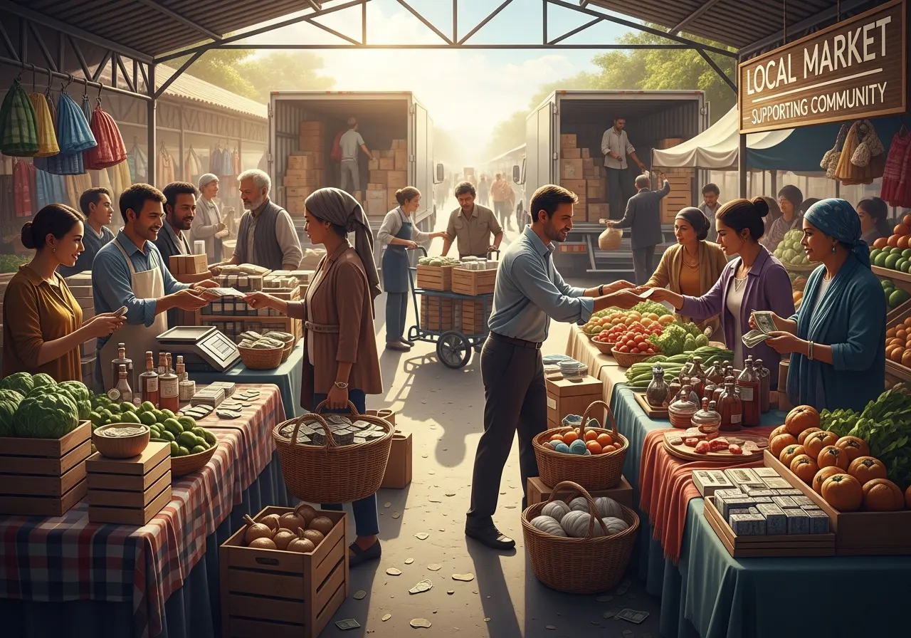 Fungsi dan Empat Tujuan Penting Distribusi dalam Proses Ekonomi Masyarakat (ft.istimewa)