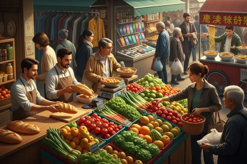 Hubungan Antara Produksi, Distribusi, dan Konsumsi dalam Pemenuhan Kebutuhan Hidup Manusia