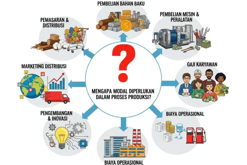 Mengapa Modal Diperlukan dalam Proses Produksi? Ini Penjelasan Lengkapnya