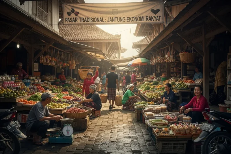 Peran Pasar Tradisional dalam Kegiatan Ekonomi Masyarakat