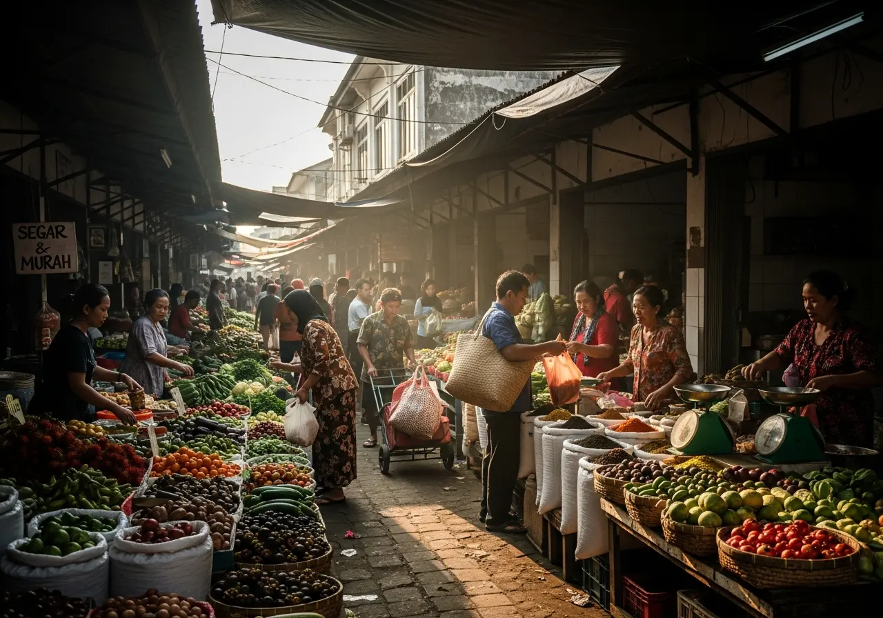 Peran Pasar Tradisional dalam Kegiatan Ekonomi Masyarakat (ft.istimewa)