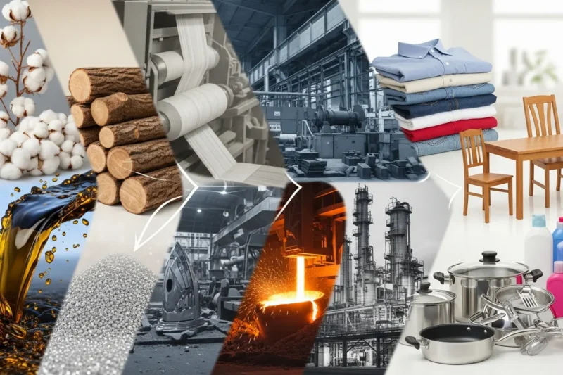 Proses Produksi, Distribusi, dan Konsumsi: Dari Barang Mentah hingga Siap Digunakan Konsumen