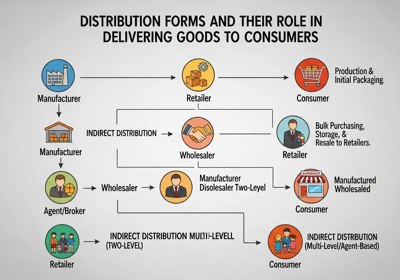 Perbedaan Tiga Bentuk Distribusi dan Peranannya dalam Menyalurkan Barang ke Konsumen (ft.istimewa)