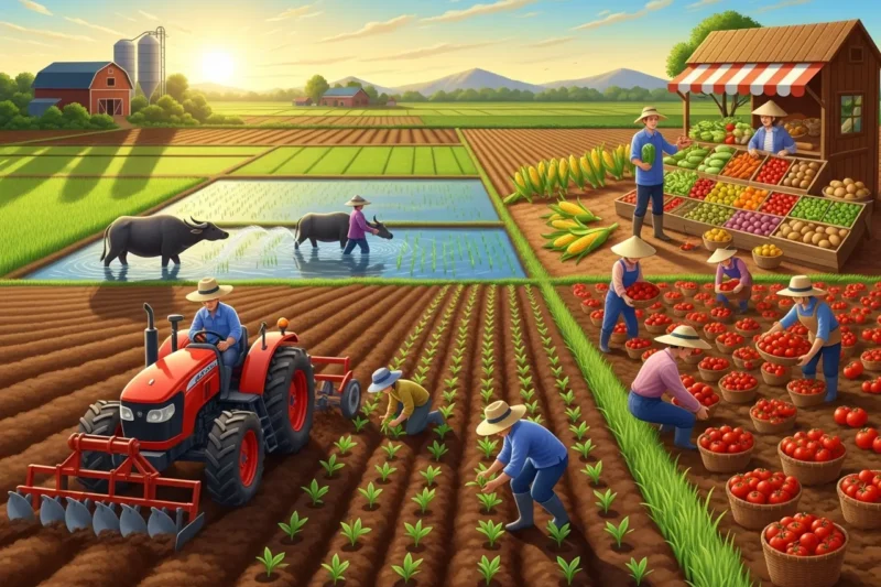 Contoh Kegiatan Produksi di Indonesia: Pertanian, Industri, dan Ekonomi Kreatif