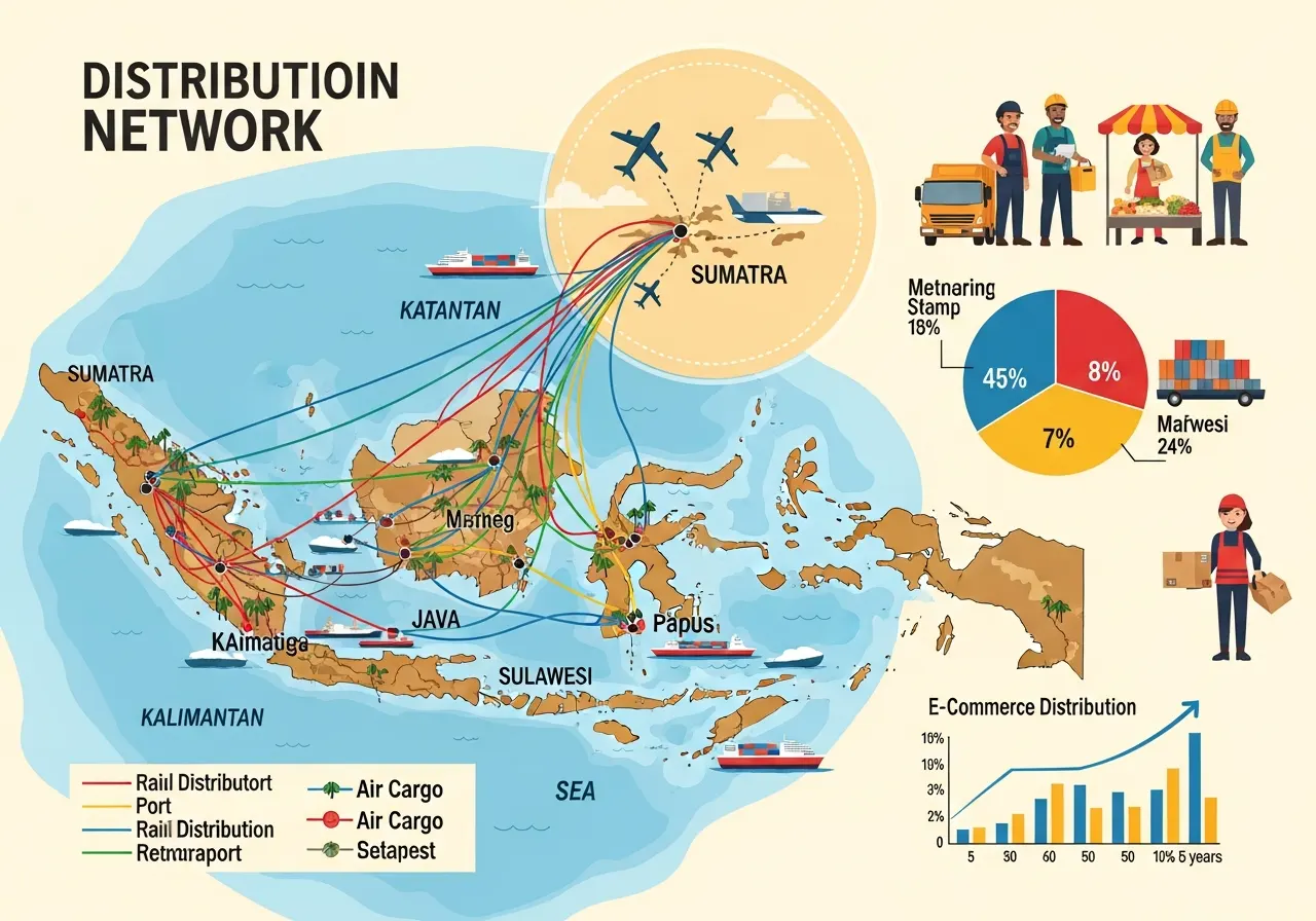 Contoh Nyata Tiga Bentuk Distribusi di Indonesia dan Pengaruhnya terhadap Ekonomi (ft.istimewa)