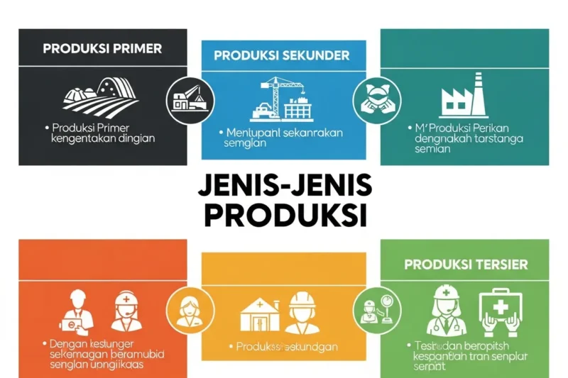 Jenis-Jenis Produksi: Pengertian, Ciri, dan Contohnya dalam Kehidupan Sehari-hari
