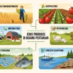 Perbedaan dan Contoh Jenis Produksi di Bidang Pertanian, Industri, dan Jasa (ft.istimewa)