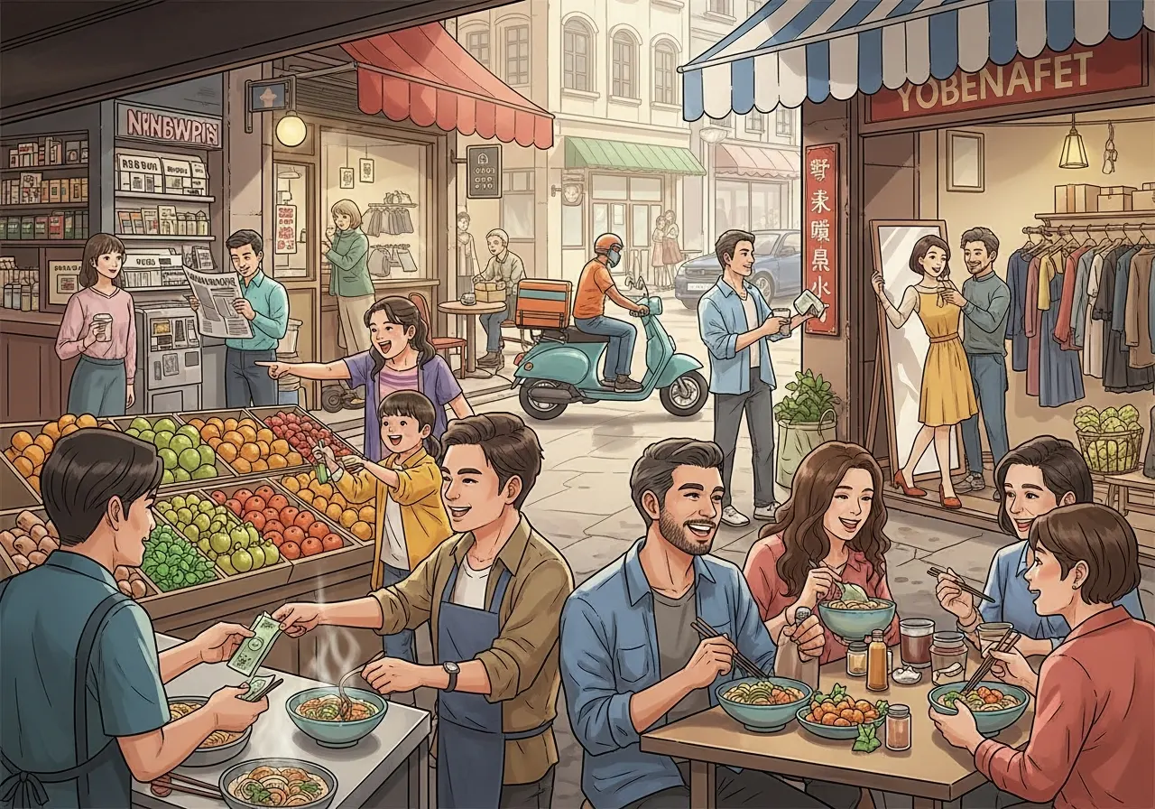 Faktor-Faktor yang Mempengaruhi Kegiatan Konsumsi di Masyarakat (ft.istimewa)