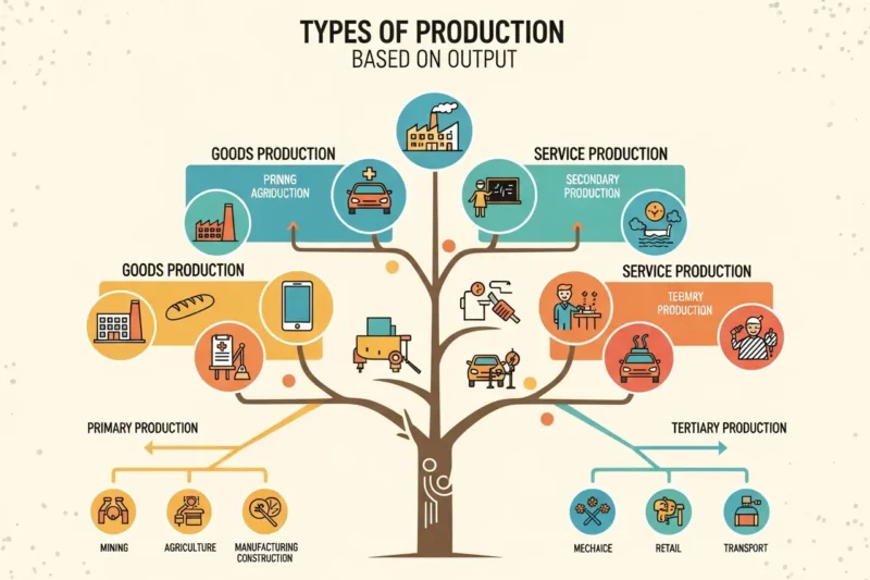 Jenis Produksi Berdasarkan Hasil, Tujuan, dan Prosesnya dalam Kegiatan Ekonomi