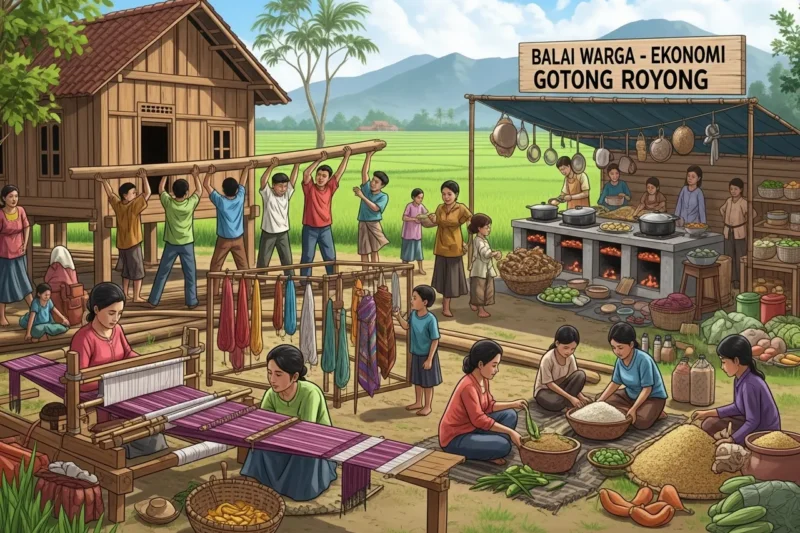 Kegiatan Ekonomi Berbasis Komunitas: Gotong Royong untuk Kemandirian