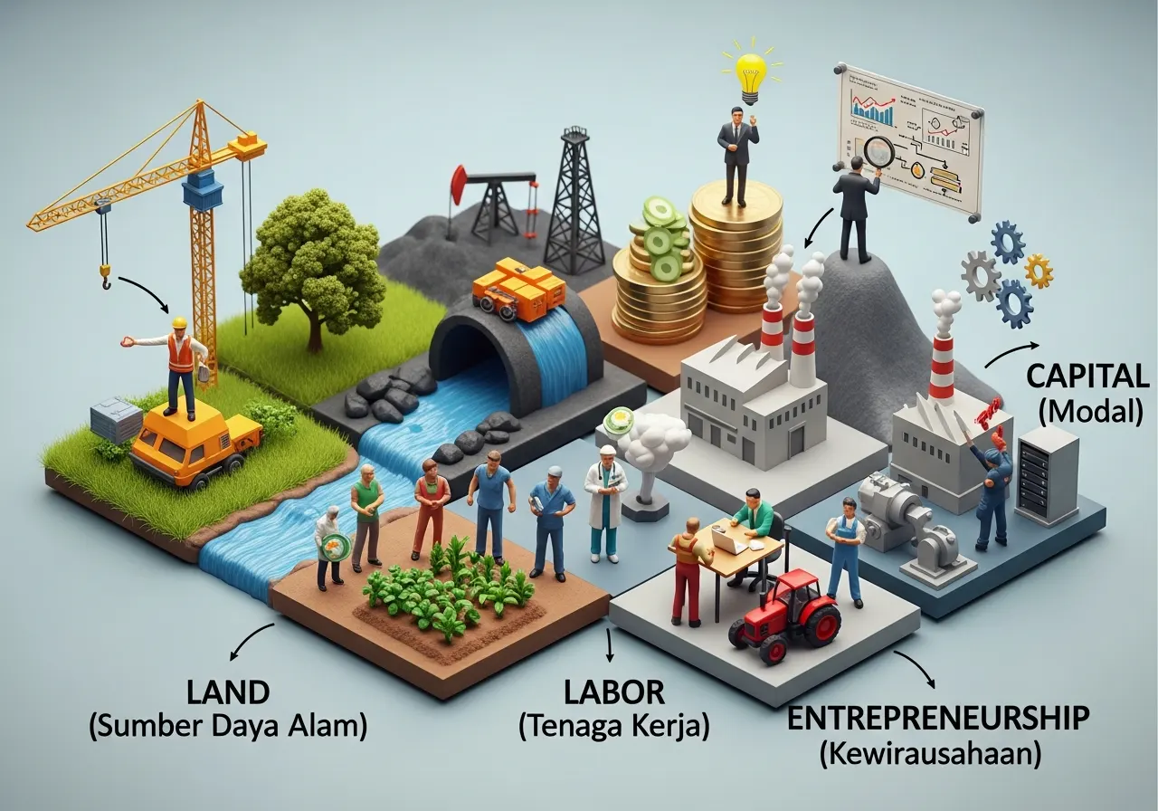 Faktor-Faktor Produksi: Pengertian, Jenis, dan Perannya dalam Kegiatan Ekonomi (ft.istimewa)