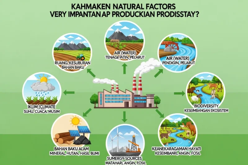 Mengapa Faktor Alam Sangat Penting dalam Proses Produksi? Ini Penjelasan Lengkapnya