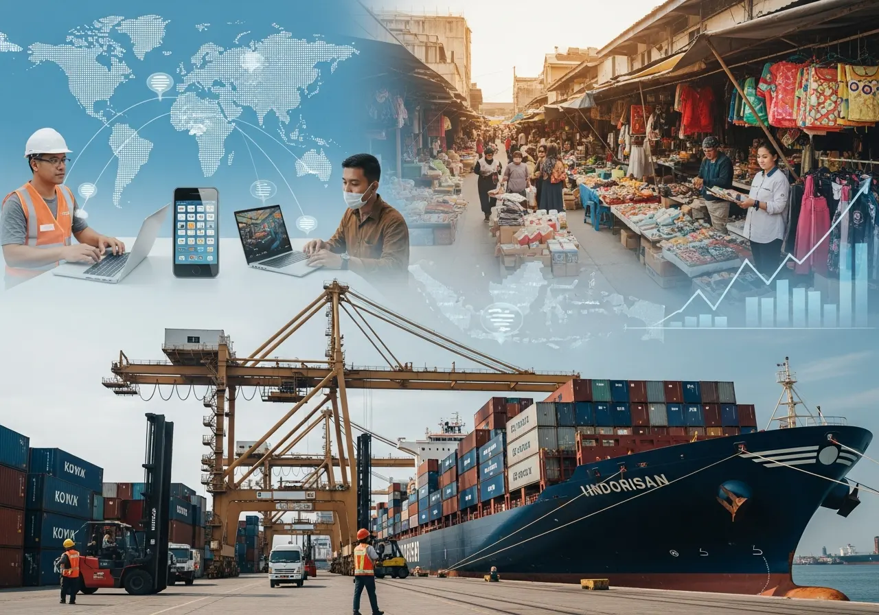 Pengaruh Globalisasi terhadap Kegiatan Ekonomi di Indonesia (ft.istimewa)