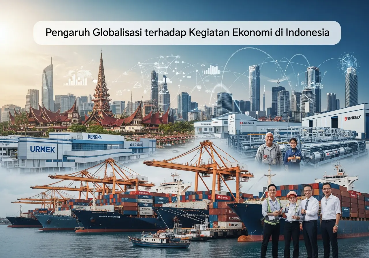Pengaruh Globalisasi terhadap Kegiatan Ekonomi di Indonesia (ft.istimewa)