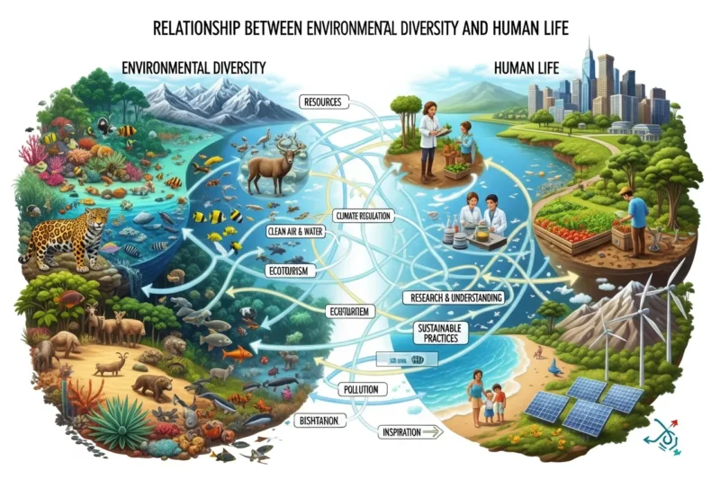 Hubungan Keberagaman Lingkungan dengan Kehidupan Manusia