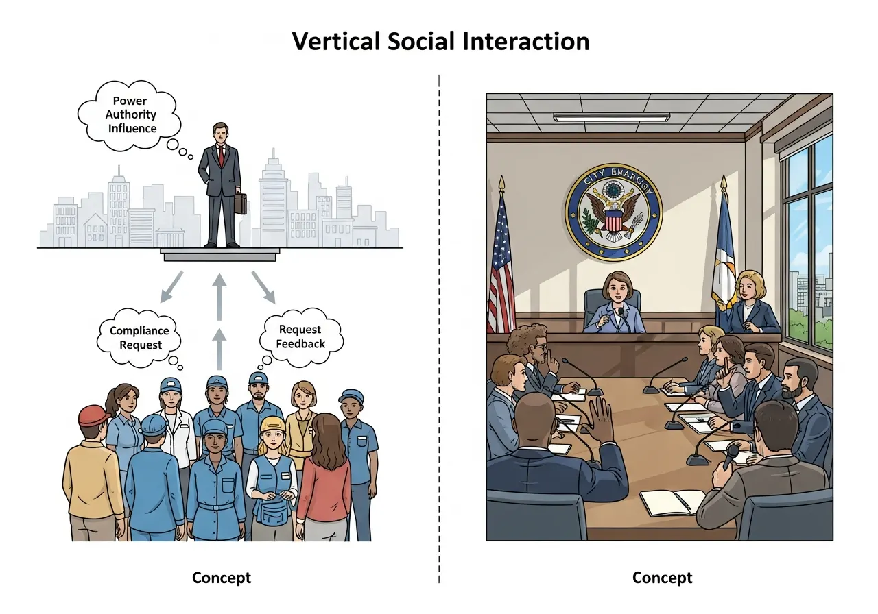 Pengertian Interaksi Sosial Secara Vertikal dan Contohnya dalam Kehidupan Masyarakat (ft.istimewa)