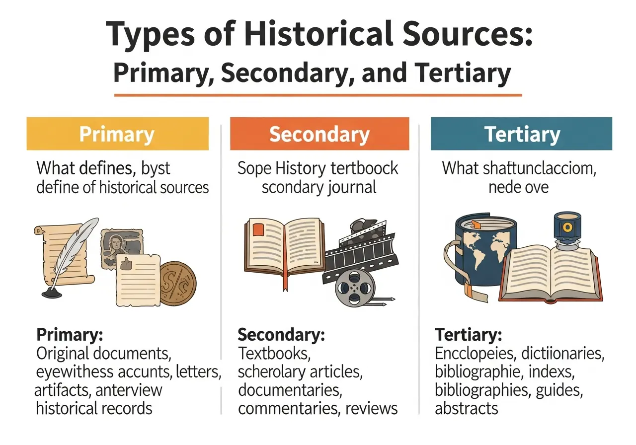 Jenis-Jenis Sumber Sejarah: Primer, Sekunder, dan Tersier (ft.istimewa)