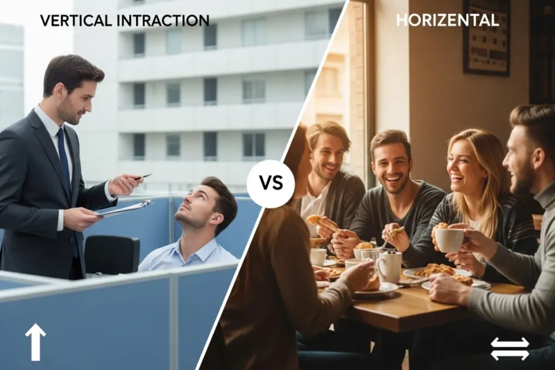 Perbedaan Interaksi Sosial Vertikal dan Horizontal dalam Kehidupan Sehari-Hari