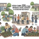 Kerja Sama sebagai Bentuk Utama Interaksi Sosial Asosiatif di Kehidupan Masyarakat (ft.istimewa)