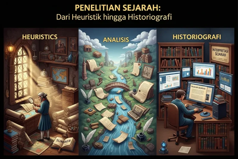Langkah-Langkah Penelitian Sejarah dari Heuristik hingga Historiografi