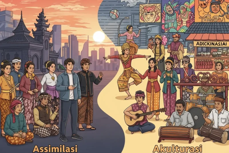 Asimilasi dan Akulturasi: Contoh Interaksi Sosial Asosiatif dalam Keberagaman Budaya Indonesia