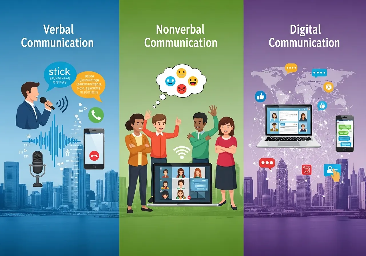 Jenis-Jenis Komunikasi: Verbal, Nonverbal, dan Digital dalam Kehidupan Modern (ft.istimewa)