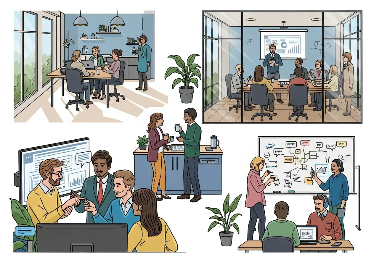 Bentuk Interaksi Sosial dalam Dunia Kerja dan Organisasi Modern (ft.istimewa)