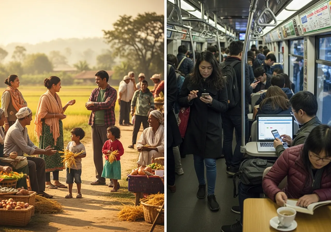 Pola Interaksi Sosial di Masyarakat Pedesaan dan Perkotaan: Sebuah Perbandingan (ft.istimewa)