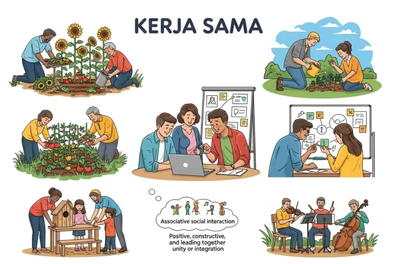 Kerja Sama sebagai Bentuk Interaksi Sosial Asosiatif: Pengertian dan Contohnya