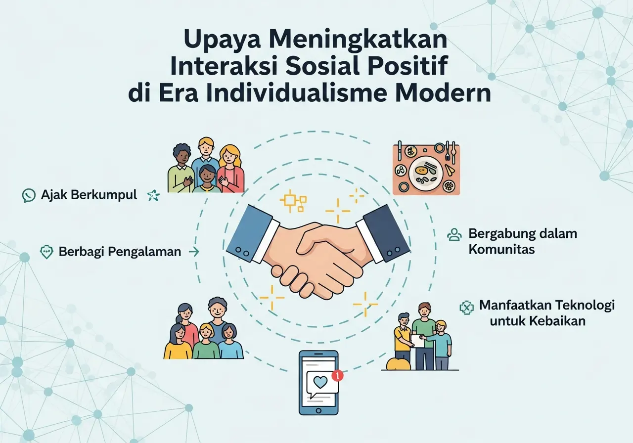 Upaya Meningkatkan Interaksi Sosial Positif di Era Individualisme Modern (ft.istimewa)