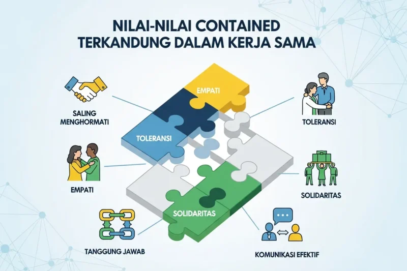 Nilai-Nilai yang Terkandung dalam Kerja Sama: Toleransi, Tanggung Jawab, dan Kejujuran