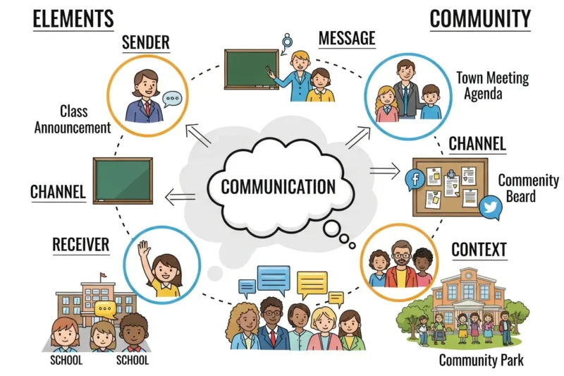 Unsur-Unsur Komunikasi dan Contohnya dalam Lingkungan Sekolah dan Masyarakat