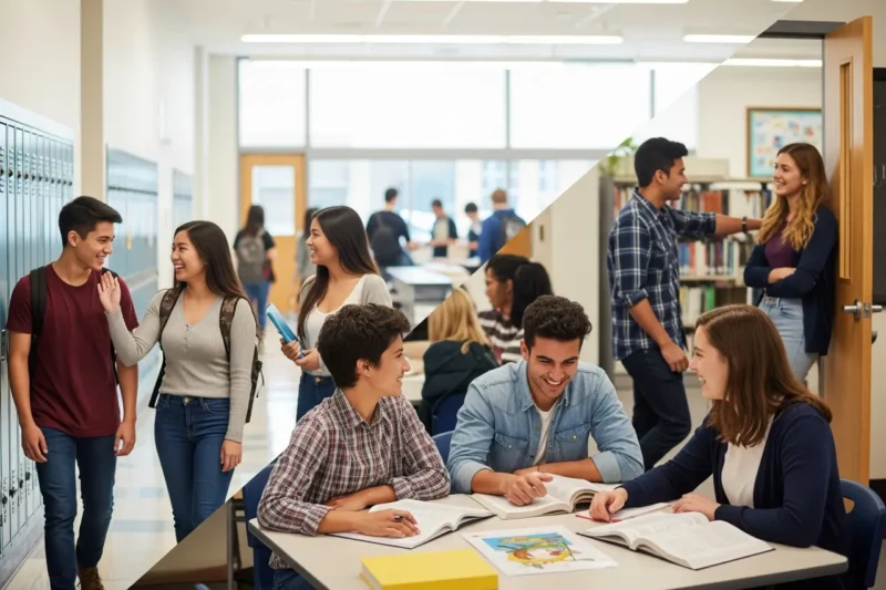 Contoh Interaksi Sosial Secara Diagonal di Sekolah, Dunia Usaha, dan Masyarakat