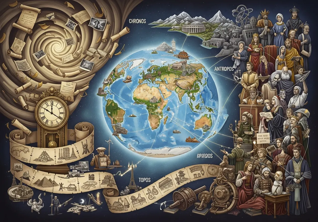 Peran Unsur Waktu, Ruang, dan Manusia dalam Peristiwa Sejarah (ft.istimewa)