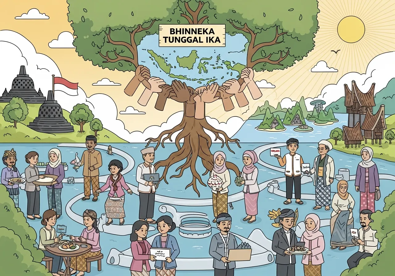 Dampak Positif Akomodasi terhadap Persatuan dan Toleransi di Indonesia (ft.istimewa)