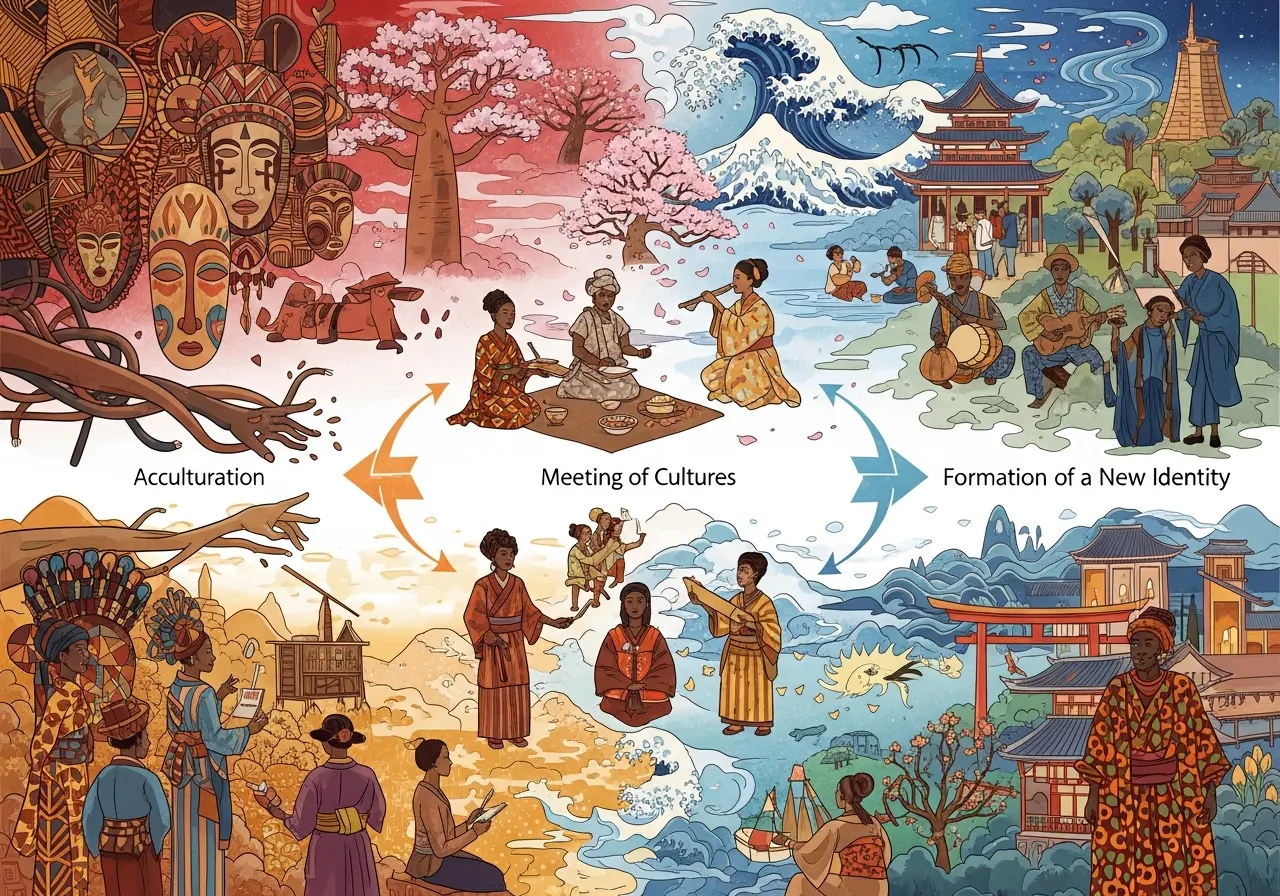 Proses Terjadinya Akulturasi: Dari Pertemuan Budaya hingga Pembentukan Identitas Baru (ft.istimewa)