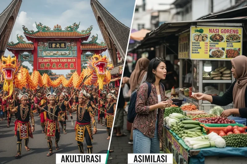 Perbedaan Akulturasi dan Asimilasi Beserta Contohnya di Indonesia