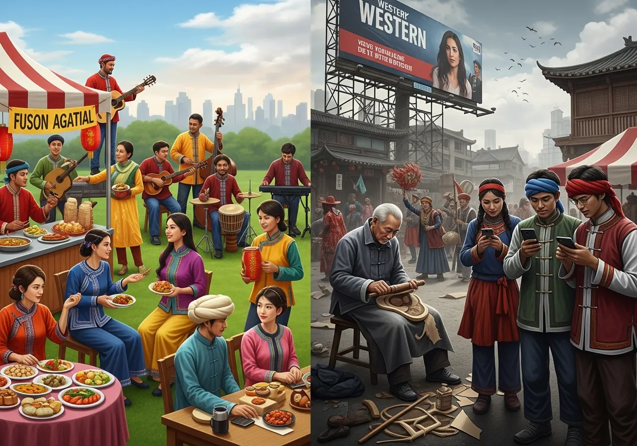 Dampak Positif dan Negatif Akulturasi terhadap Kehidupan Sosial dan Budaya Masyarakat (ft.istimewa)